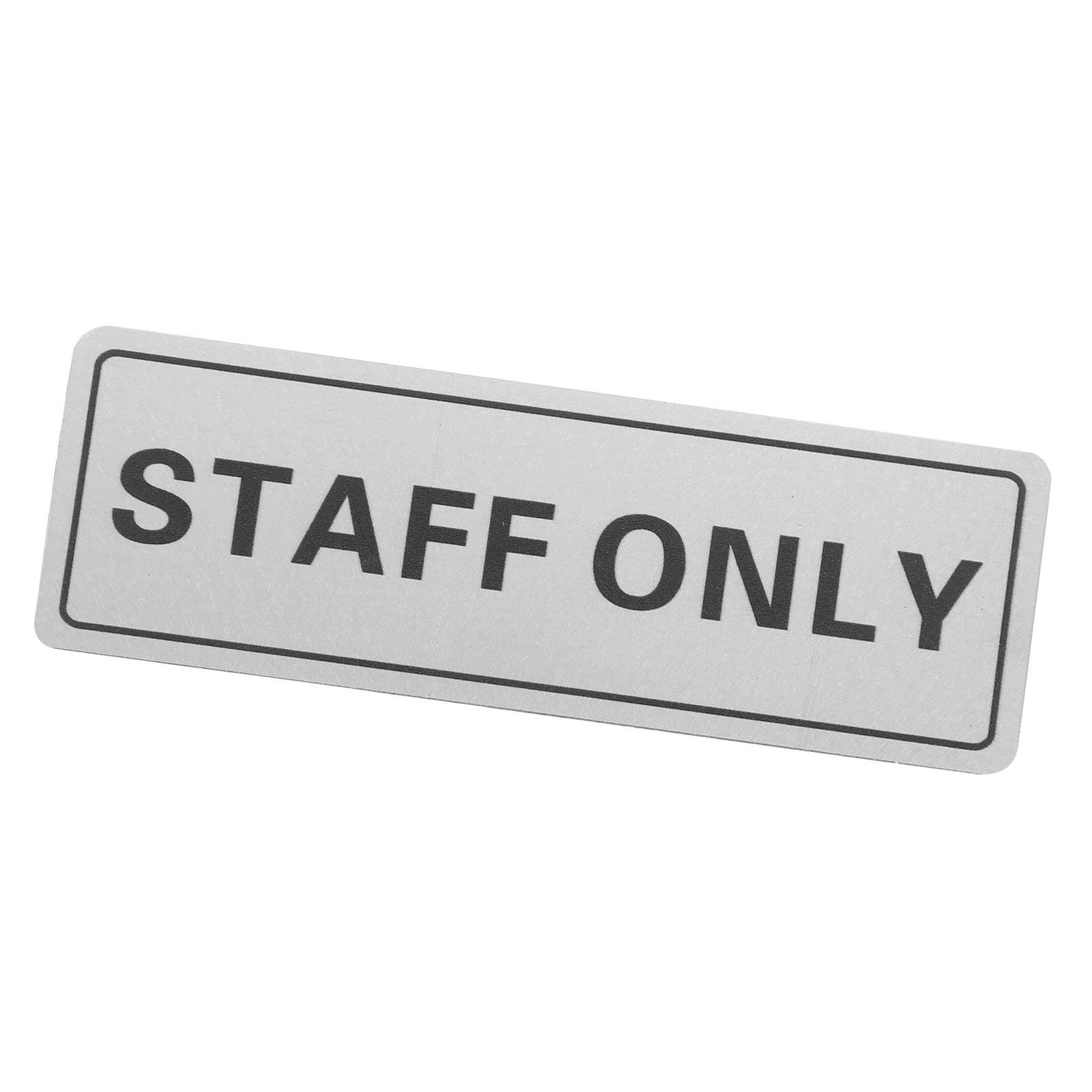 Office Furniture Online - Targa rettangolare in alluminio solo per