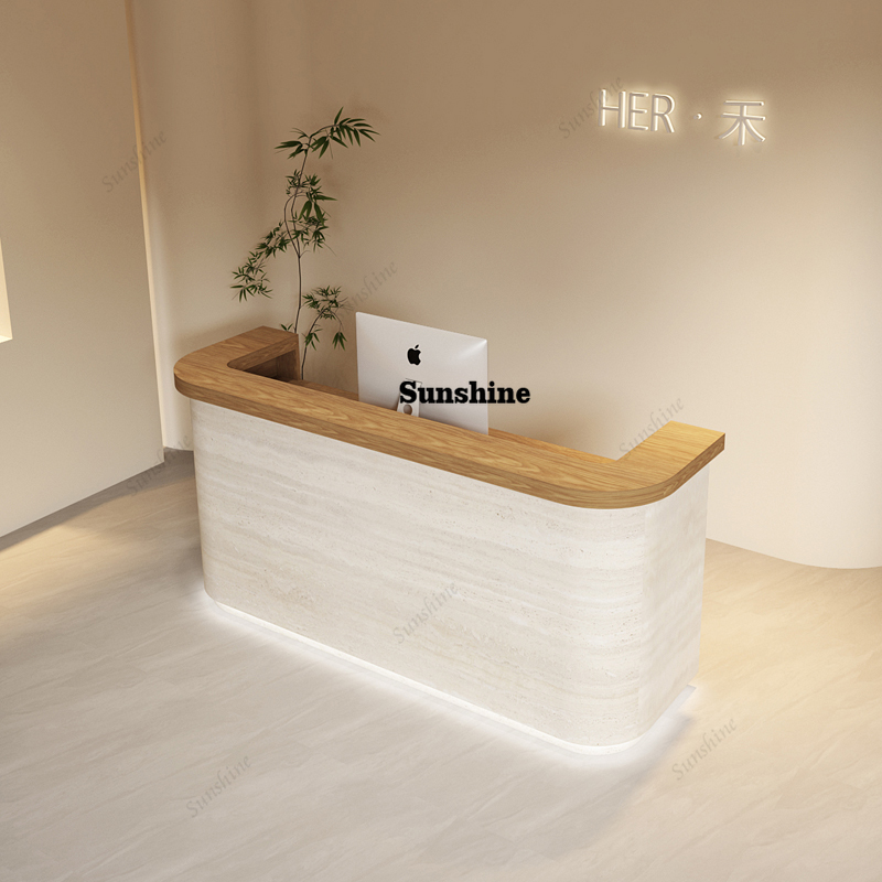 Office Furniture Logo - Banconi Reception per Hotel con Logo,
