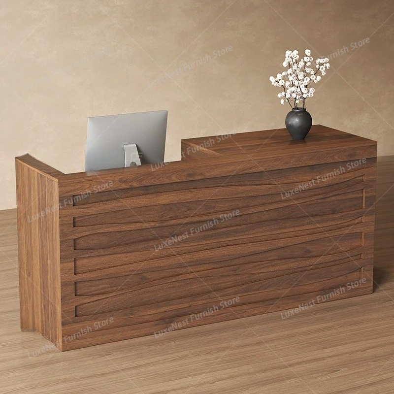 Office Furniture Logo - Bancone Reception per Ufficio di Lusso,