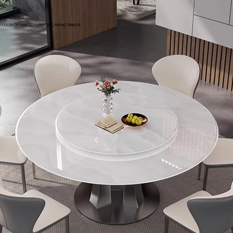 Office Furniture Services - Tavolo da Pranzo Rotondo Laterale, Tavolino