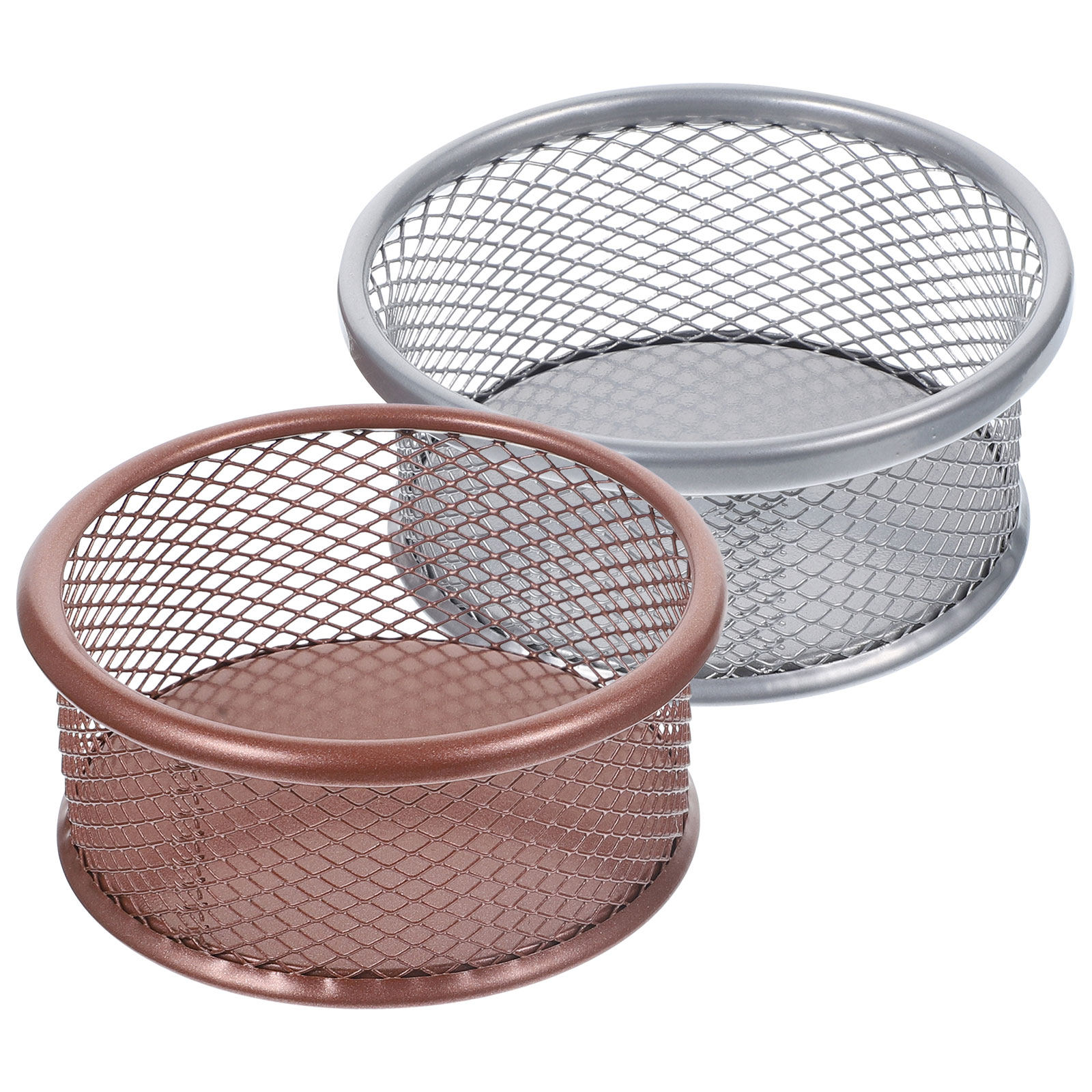 Paper Basket Mesh - 2 Pezzi Porta Graffette in Metallo