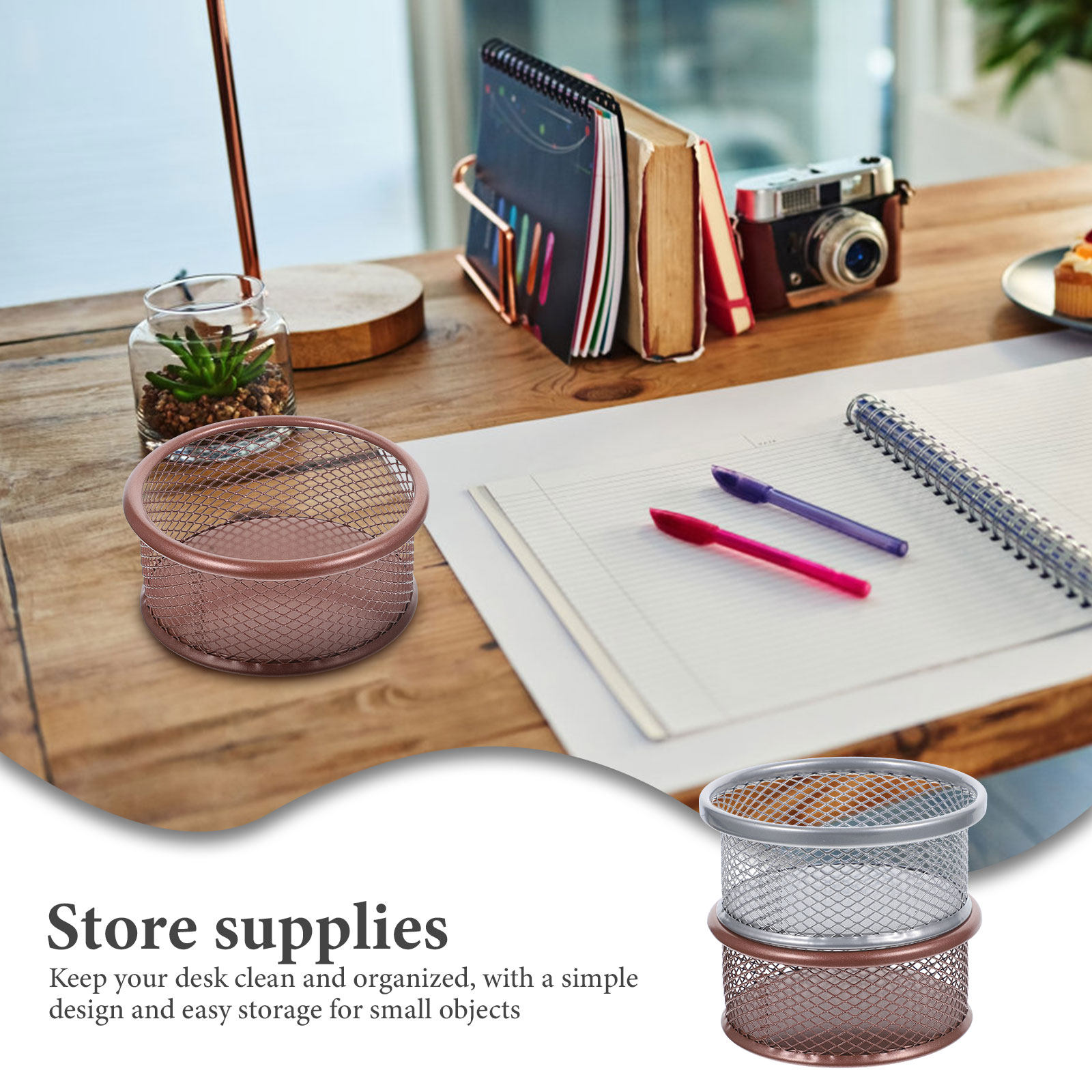 2 Pezzi Portaoggetti in Metall - Paper Basket Mesh recensione e prezzo