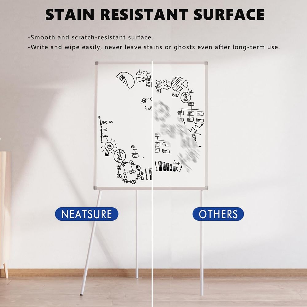 Lavagna bianca grande con supp - Whiteboard Easel Tripod recensione e prezzo
