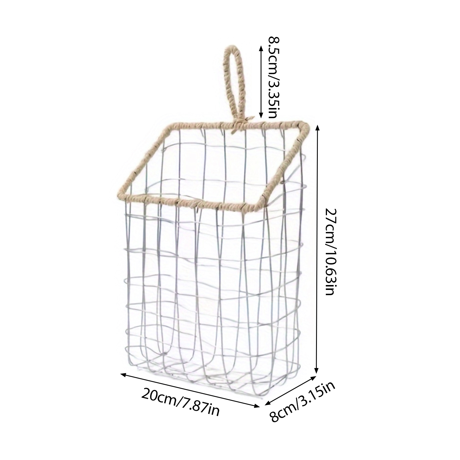 Cestino Sospeso in Filo Metall - Paper Basket Mesh recensione e prezzo
